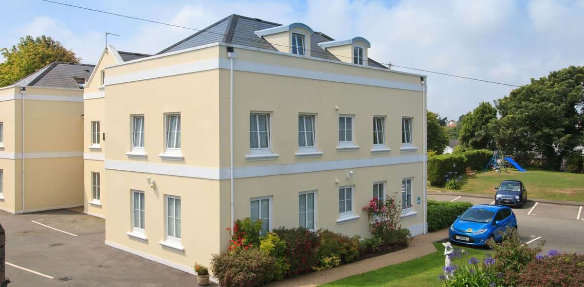 The Apartments in west facing Margaret House overlook the gardens.